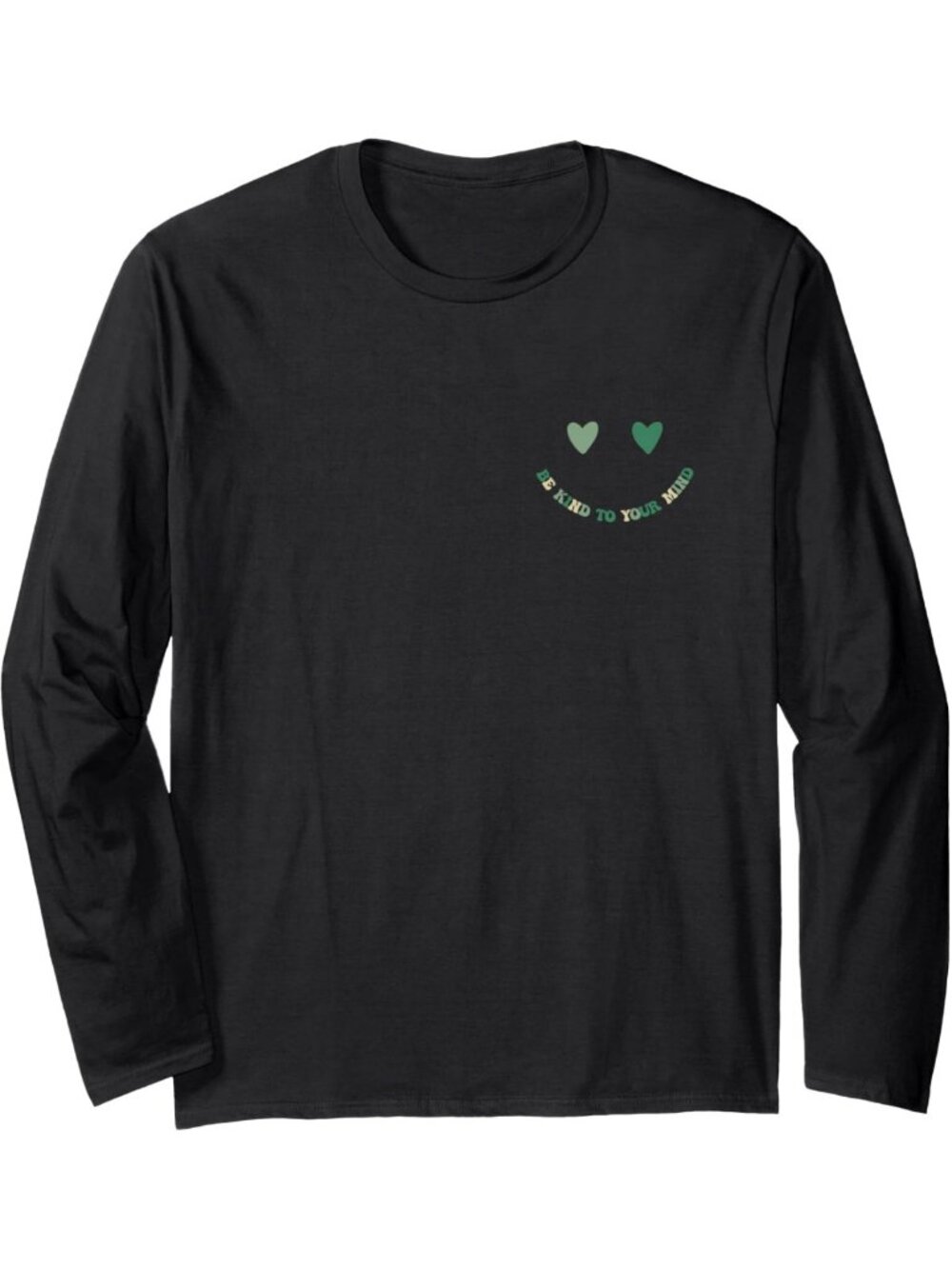 Unisex Mental Health Awareness Long Sleeve Tee - 2 Sided Design for All Ages